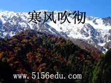 粤教版选修《寒风吹彻》ppt课件4