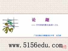 《论趣》ppt课件3