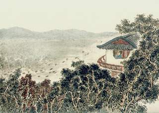 长干行诗画欣赏